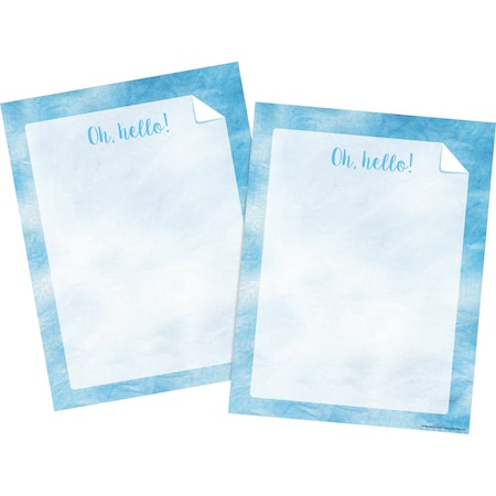 Barker Creek Blue Tie-Dye and Ombr Computer Paper, 100 sheets/Package 4337